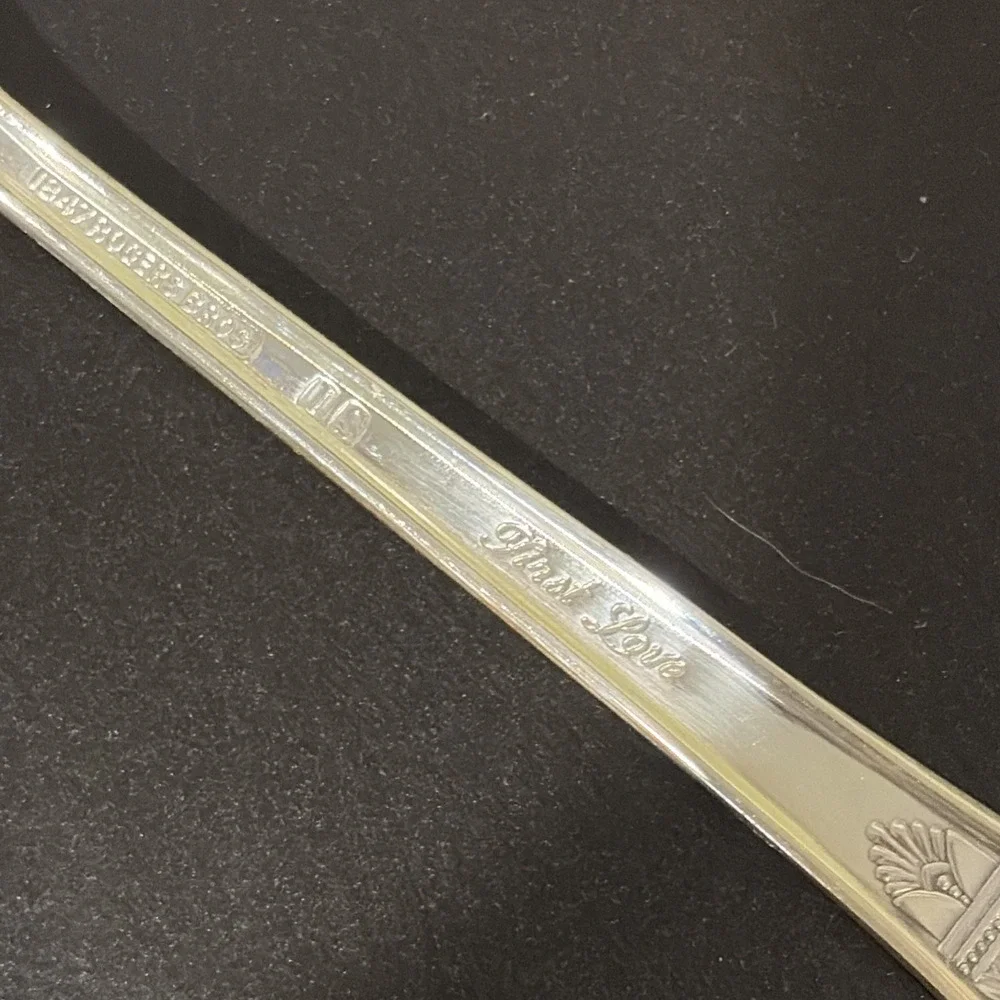 Vintage Set Of 12 1847 Rogers Bros IS Silverplate FIRST LOVE Mix Lot Silverware